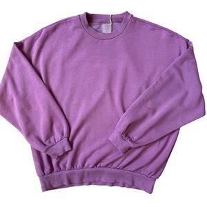 CALIA by Carrie Underwood Purple Crew Sweatshirt Ultra Soft Size Small